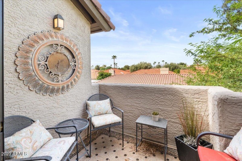 Balcony off Primary Bedroom
