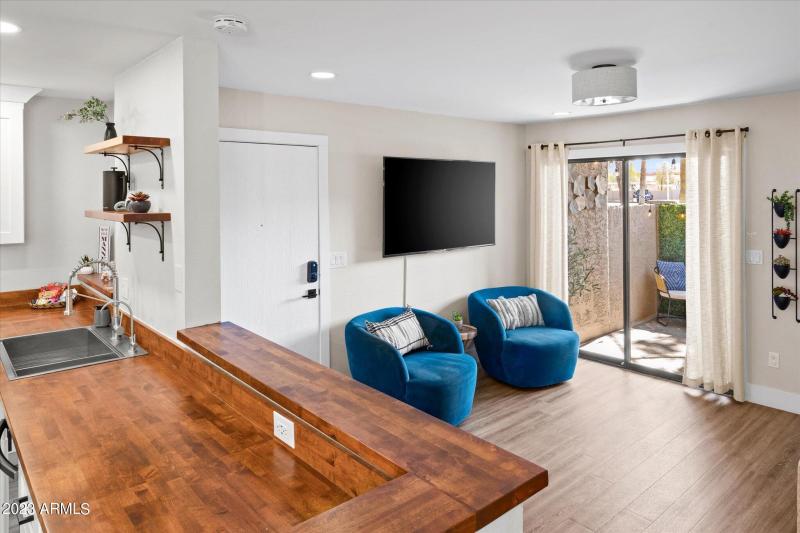 View from Kitchen/Dining