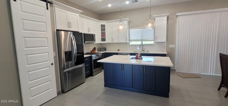 Acacia kitchen island
