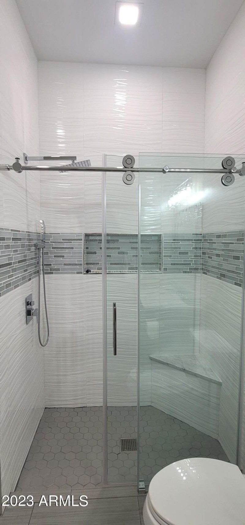 Acacia hallway shower
