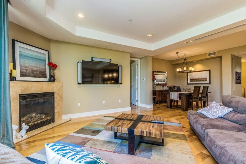 Living Room and Fireplace