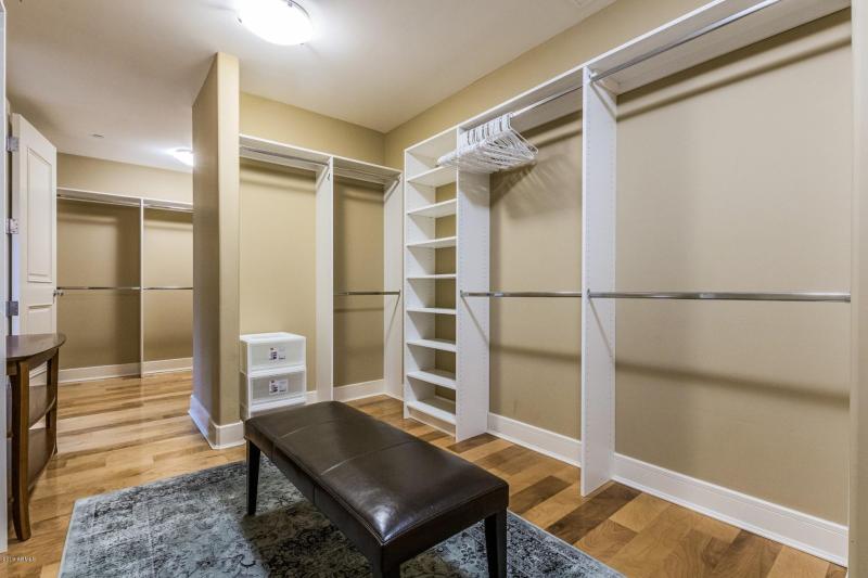 Walk-In Closet in Master Suite