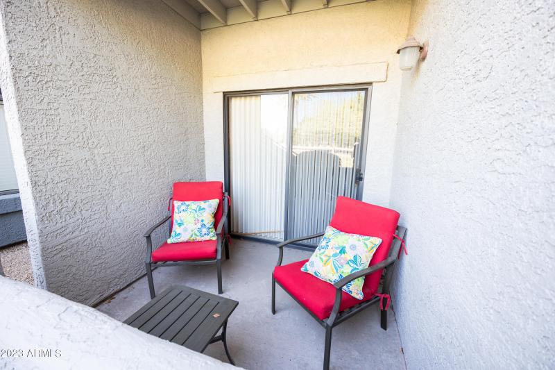 secondary outdoor seating area