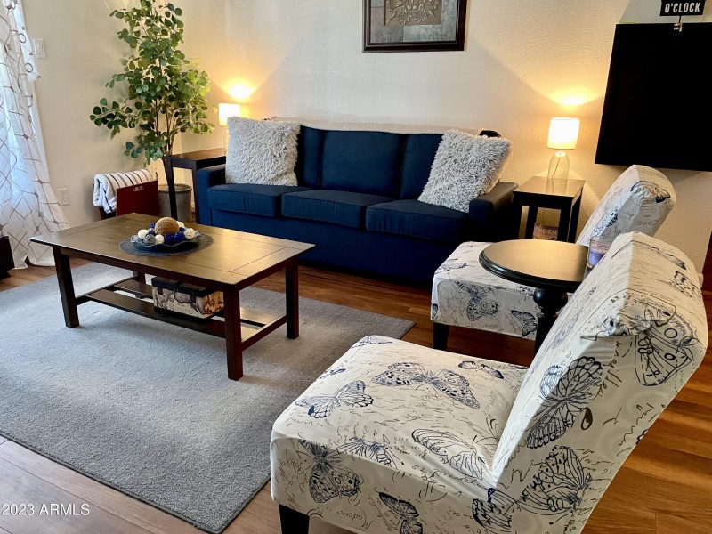 Living space to patio