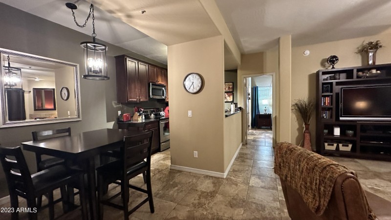 Dining to Primary and Living Room