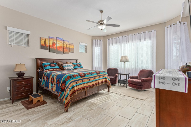 21 - Primary bedroom with extended Bay W