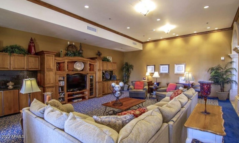 Clubhouse lounge