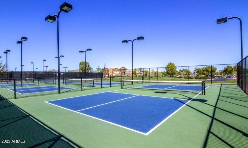Pickleball court