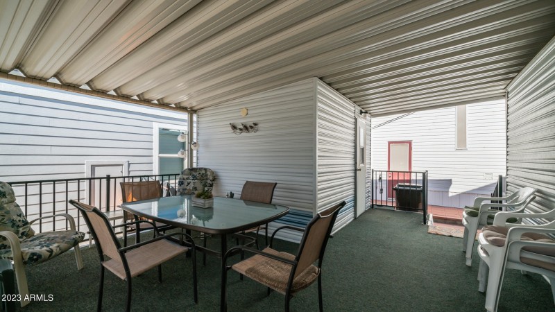 Raised deck