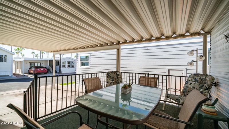 Large outdoor sitting area