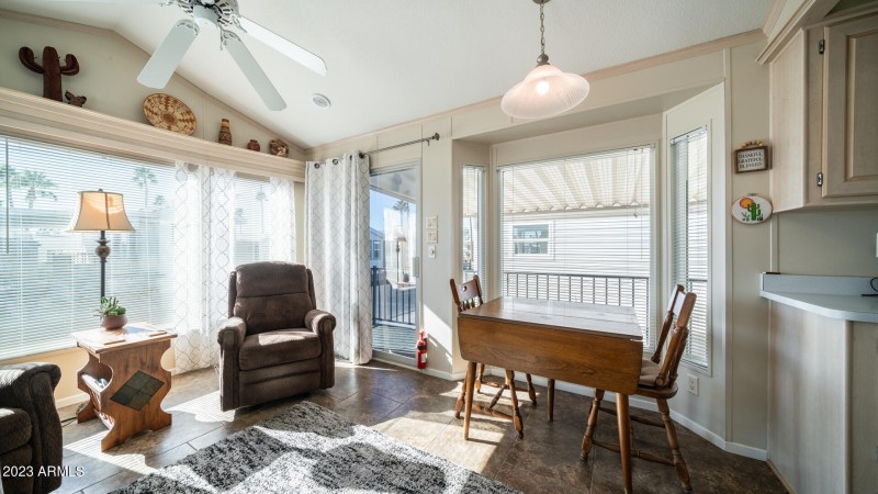 Lots of natural light