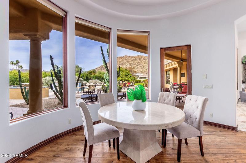 Enjoy the views while dining