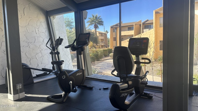 Fitness Center with view