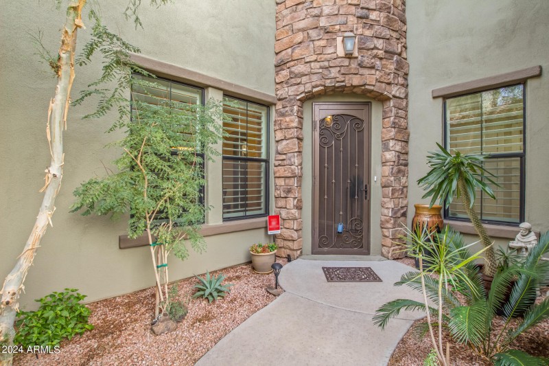 The Private, yet Inviting, Entrance