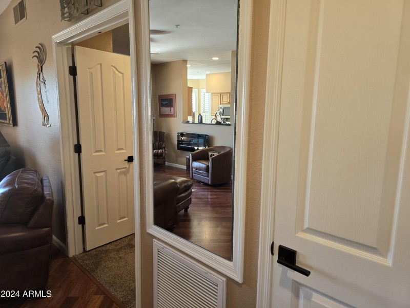 Mirror on Furnace Compartment