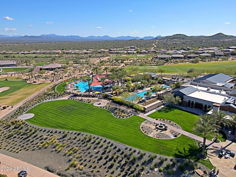 Aerial of Clubhouse and Area 4