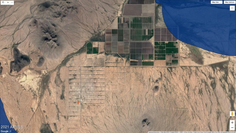 no flood in the area