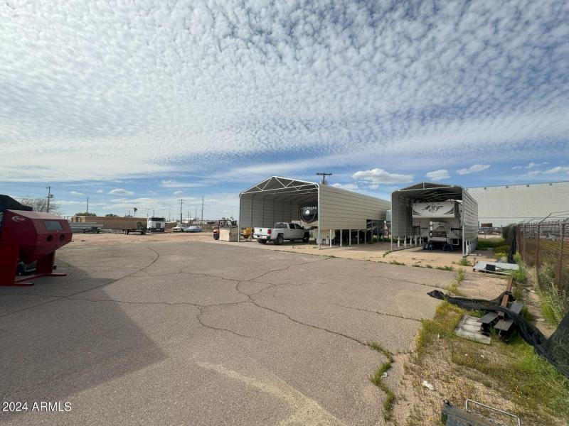 2 awnings with RV Hookups