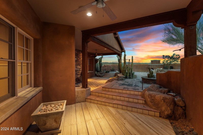 Patio off of Master
