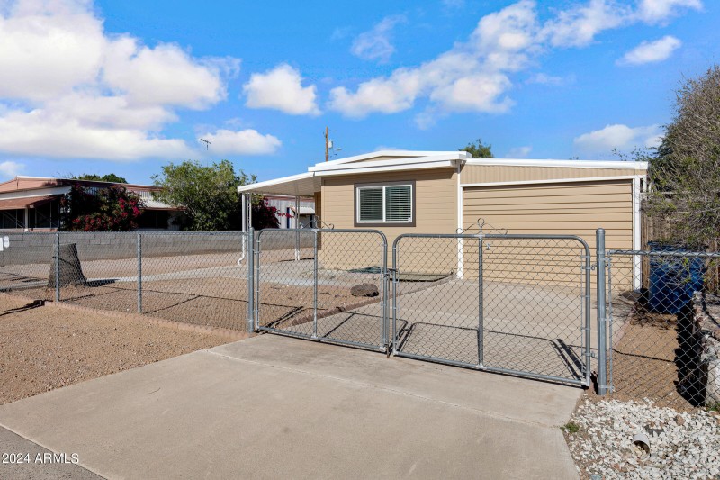 Carport gate #2