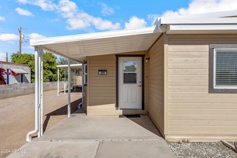 Front door/patio