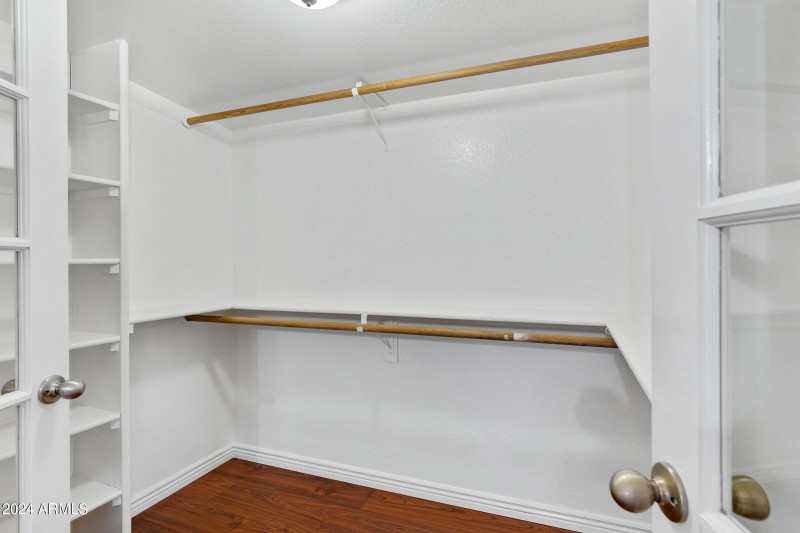 Primary walk-in closet