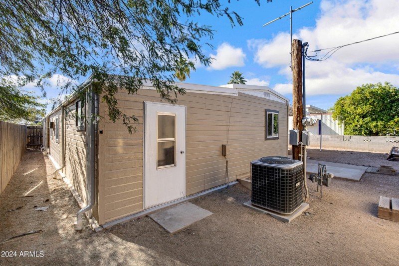 Entry to workshop/storage room