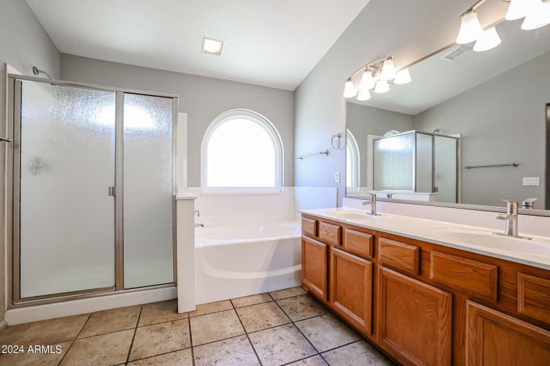 Master bathroom a