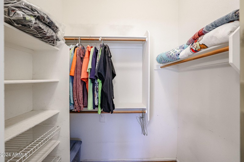 Master walk in closet