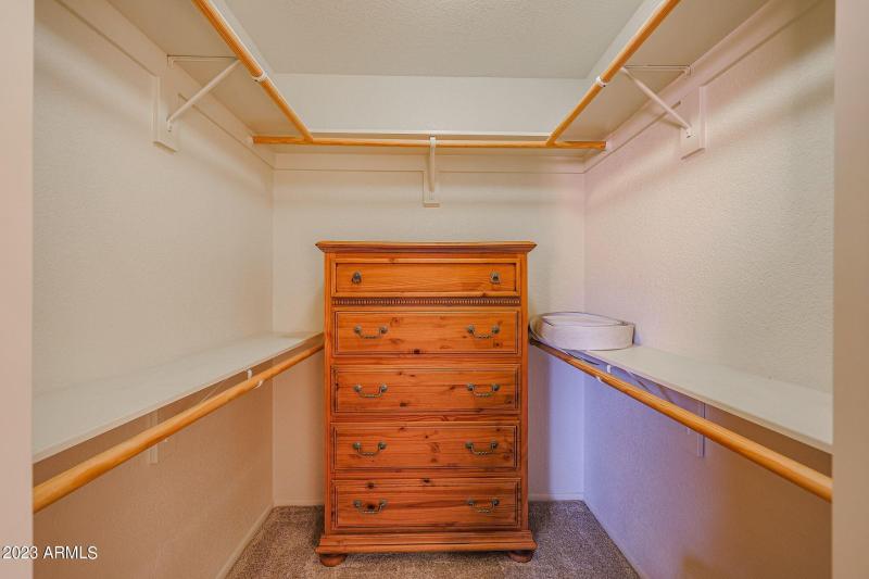 15 449 HUGE WALK IN CLOSET WITH DRESSER