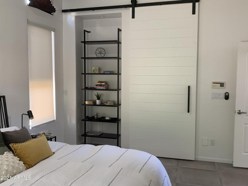 BARN DOOR SEPERATES BATH