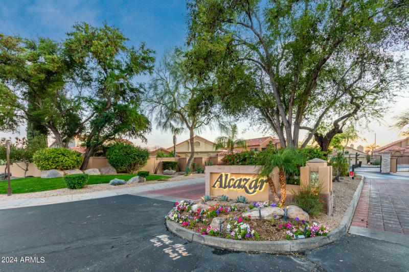 Gated Entrance to Community