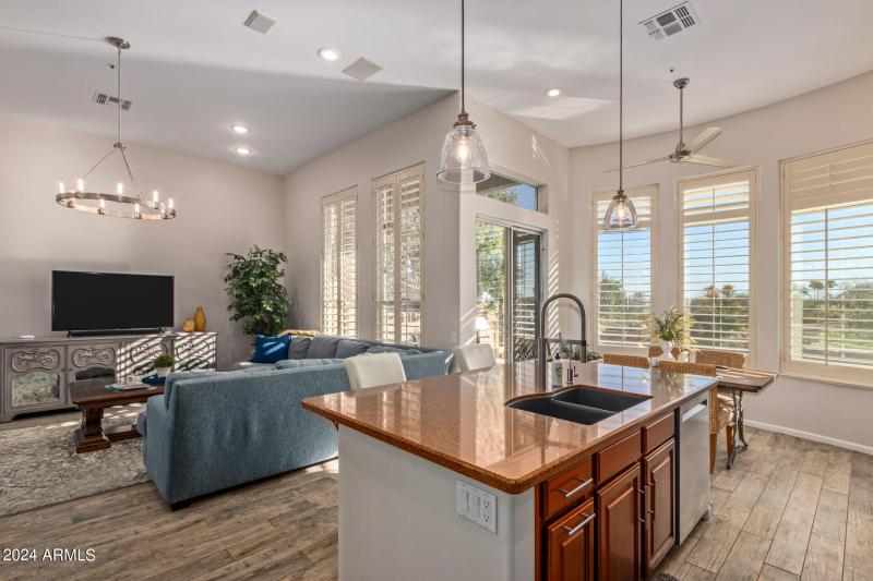 Kitchen to Family Room