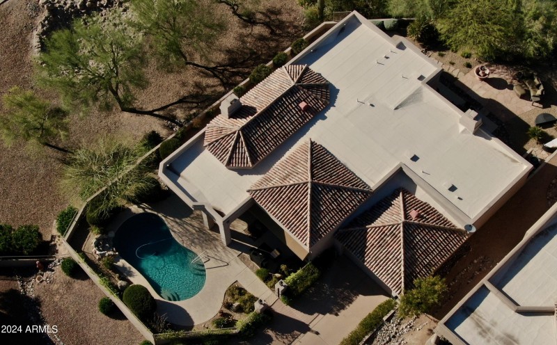 Front Drone View