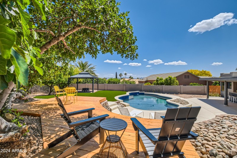 17418 E La Pasada Backyard