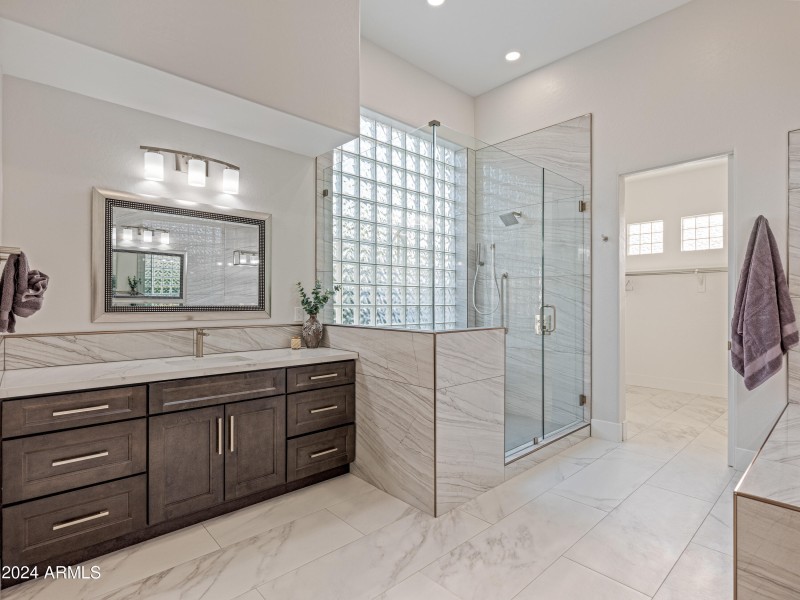 Expanded Vanity and Shower