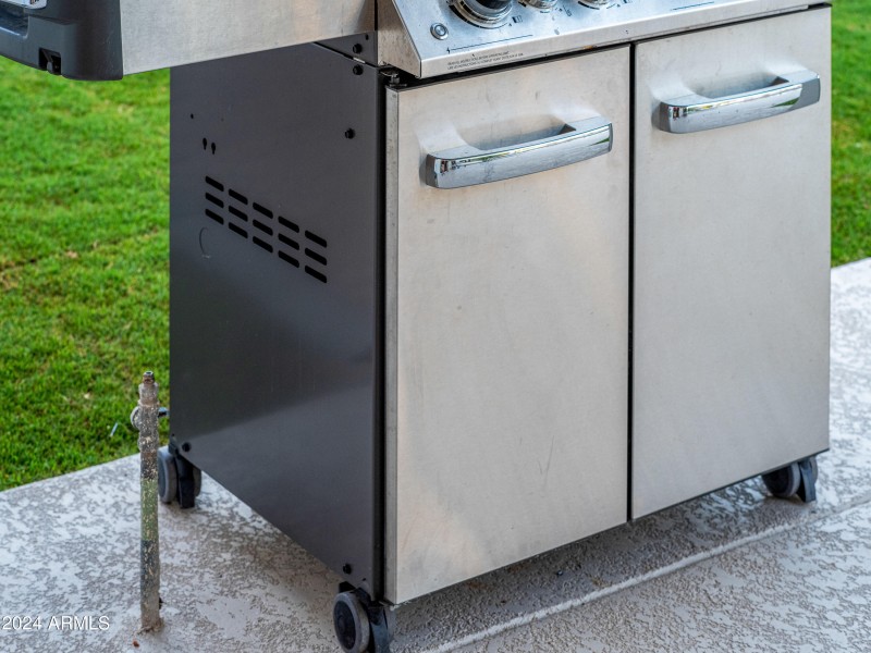 Built in propane gas Line