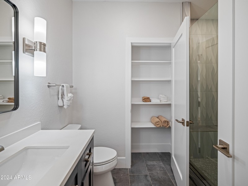 Bath 3 with new linen closet