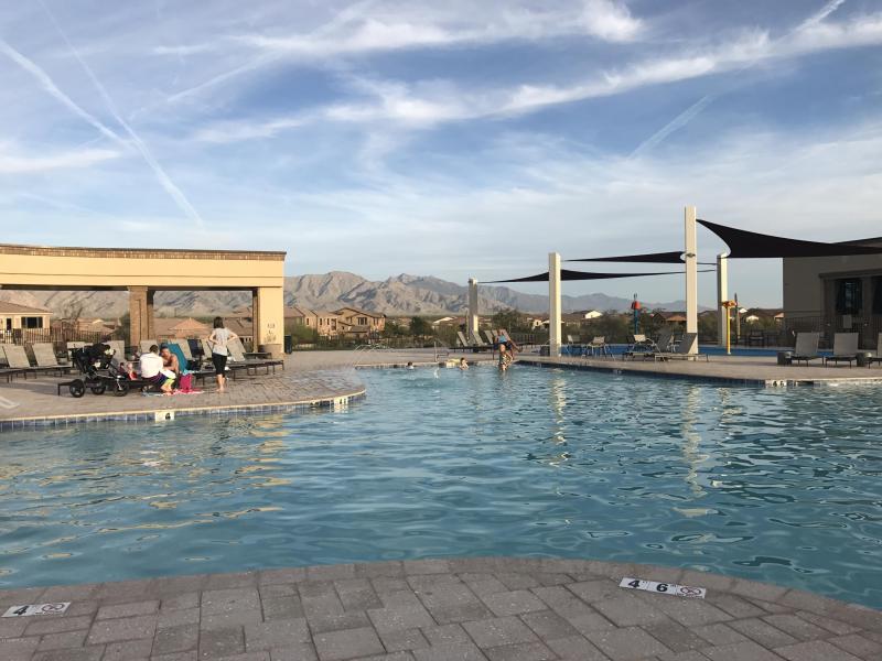 Presidio Pool w People