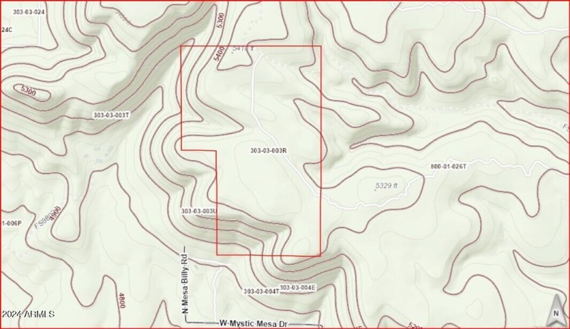 100ft Contours