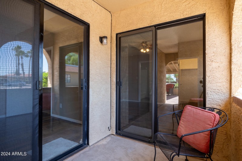 Bedroom Patio View