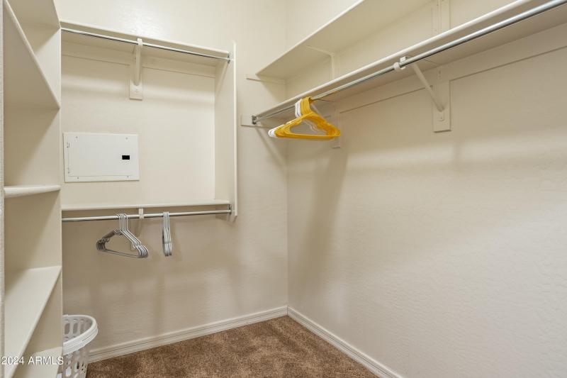 walk in closet in primary