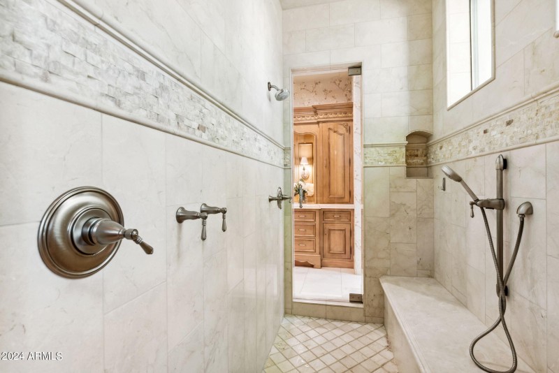 two sided shower