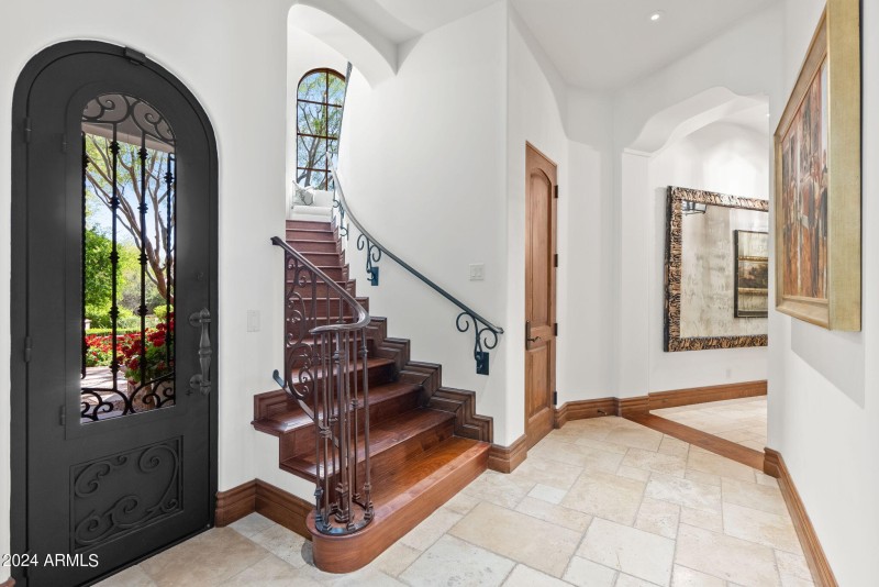 elegant grand staircase