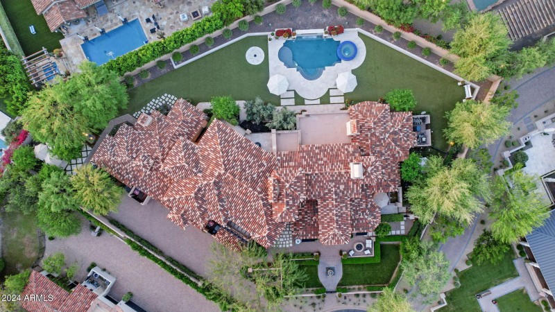 Complete property aerial view