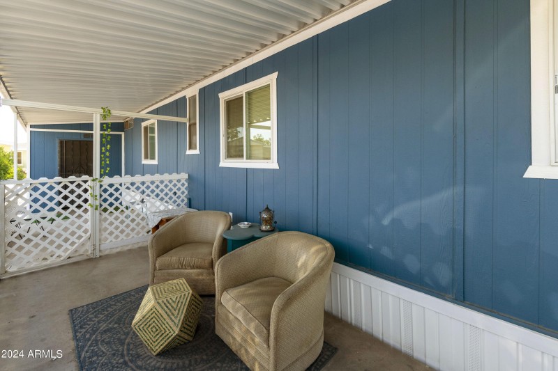 Covered patio