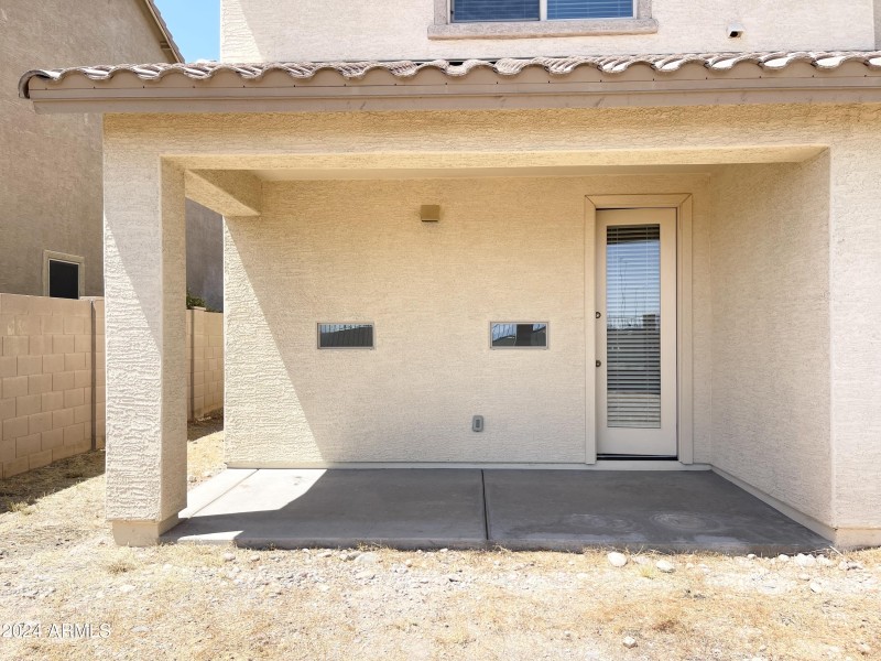 Covered patio