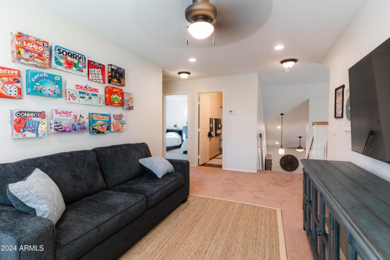 Loft has full bath next to it