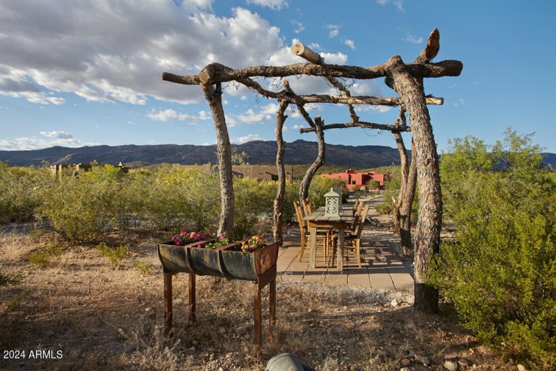 Mesquite Pole Ramada at LBH