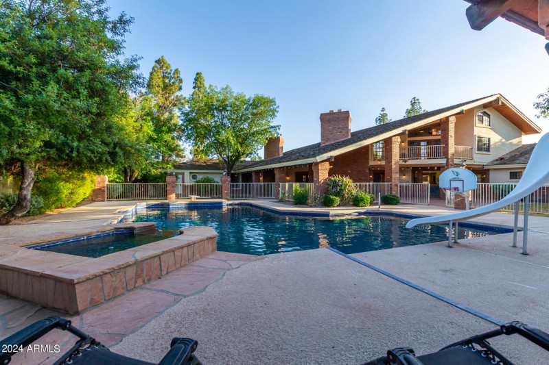 Pool with Slide